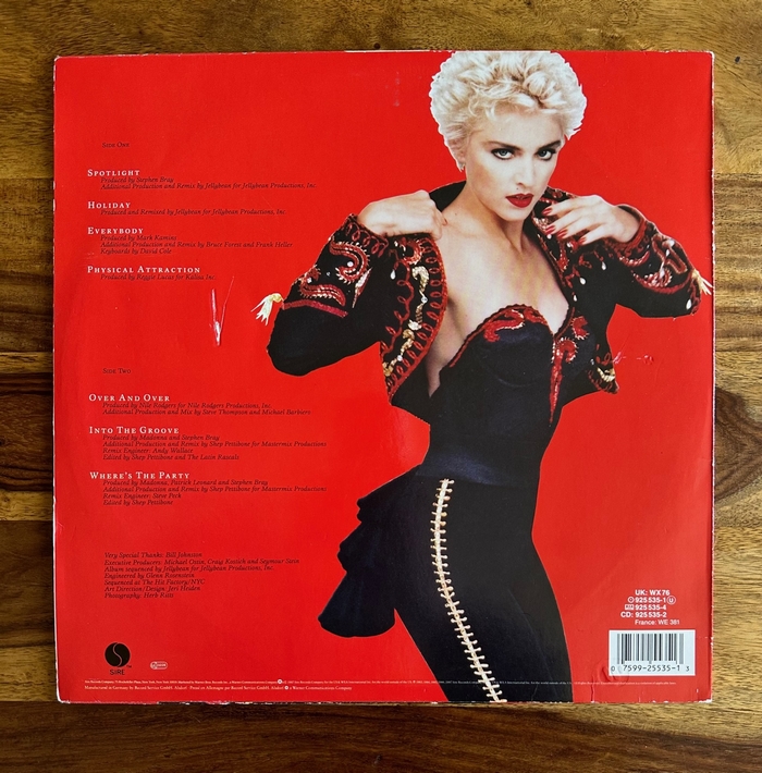 Vinyle 33 Tours Madonna
